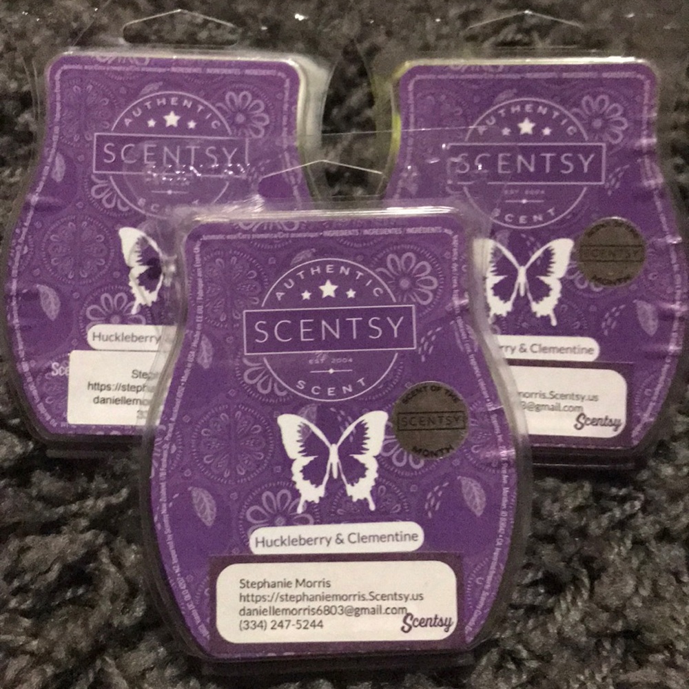3 Scentsy wax bars